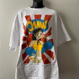 Nav OMW to Rexdale Coachella anime girl tee